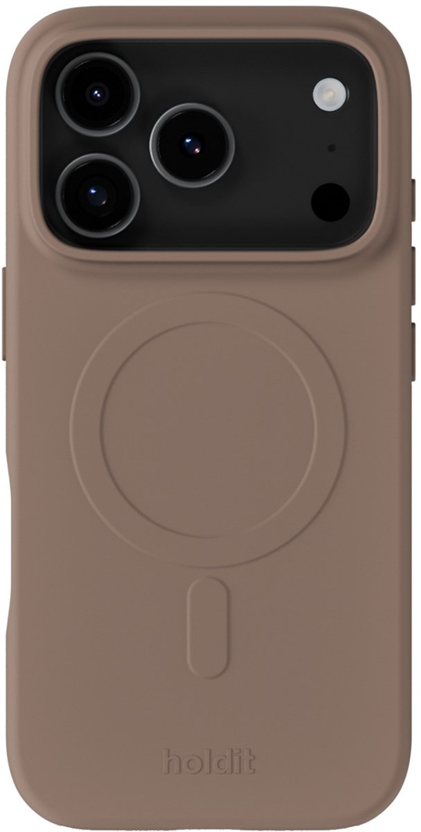 Holdit Soft geschikt voor MagSafe Case geschikt voor iPhone 17 Pro - Mocha Brown