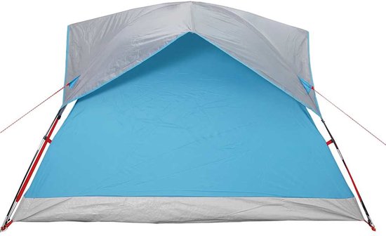 vidaXL 4-persoons waterdichte tent blauw Kampeer Tent - Bungalow Tent - Vier Persoons Tent - Waterdichte Tent - Vouwtent van Vidaxl — afbeelding 5