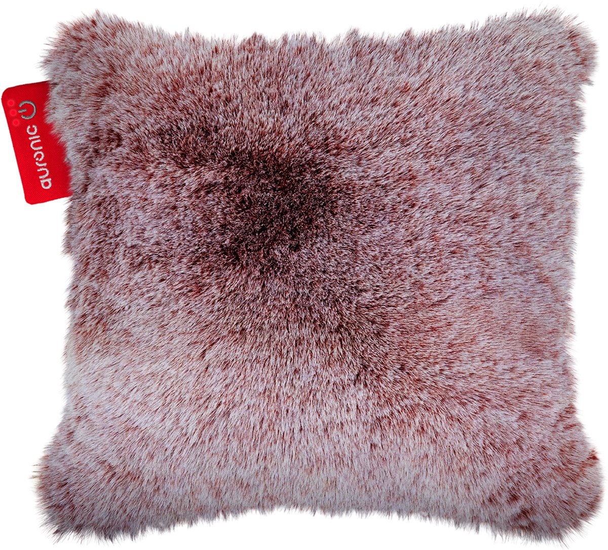 Auronic Warmtekussen - Teddy - 45x45 - Draadloos - Oplaadbaar - Elektrisch kussen - Infrarood - Roze