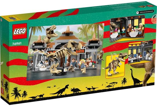 LEGO Jurassic - Centre d'accueil : T. rex et Raptor Attack 76961