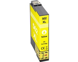 502XL Geel Huismerk Inkt Cartridges | Compatible met Epson 502XL Geel | Geschikt voor Epson Expression Home XP 5100, Home XP 5105, Home XP 5150, Home XP 5155 | Epson Workforce WF 2860 DWF, Workforce WF 2865 DWF, Workforce WF 2880 DWF