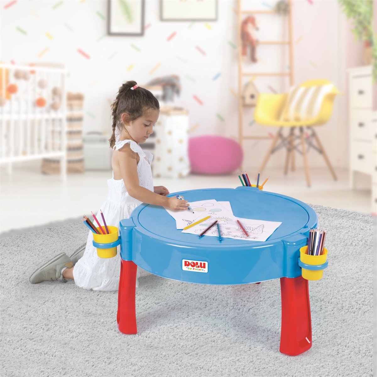Dolu Zandtafel met Deksel - Zandtafel en Watertafel - Speelgoed - Binnen & Buiten — afbeelding 6