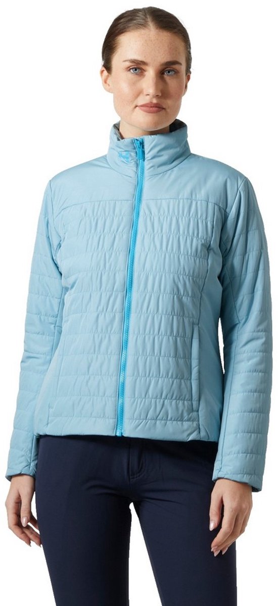 Helly Hansen Crew Insulator 2.0 Jas Vrouw Bright Cyan