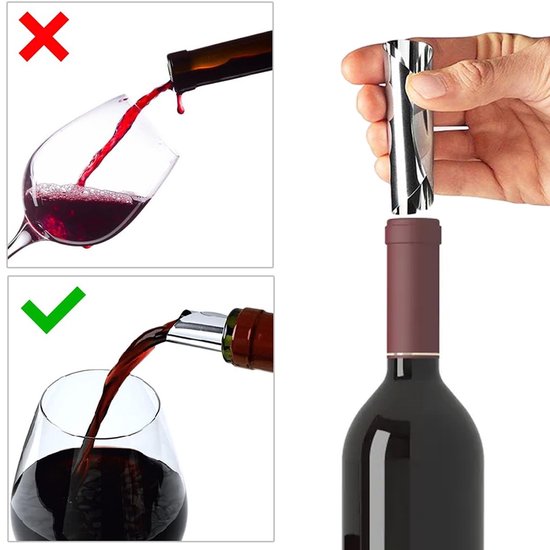 Bec verseur Dussdote - Disque verseur - Aide au versement - Aide au versement anti-goutte - 75 mm - pour fêtes de bouteilles de vin, anniversaires, mariages - 30 pièces