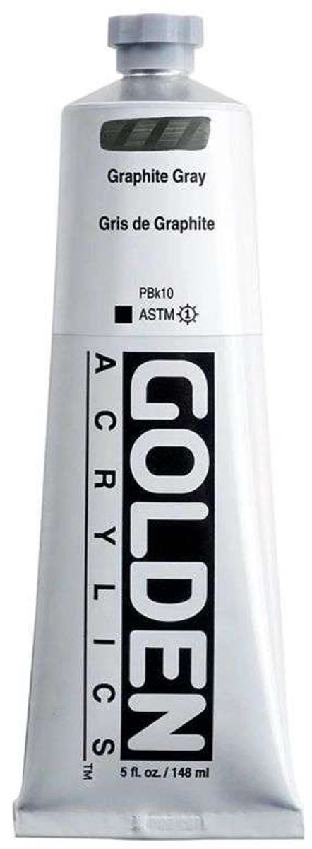 Golden Heavy Body Acrylverf Grafiet Grijs 148 ml