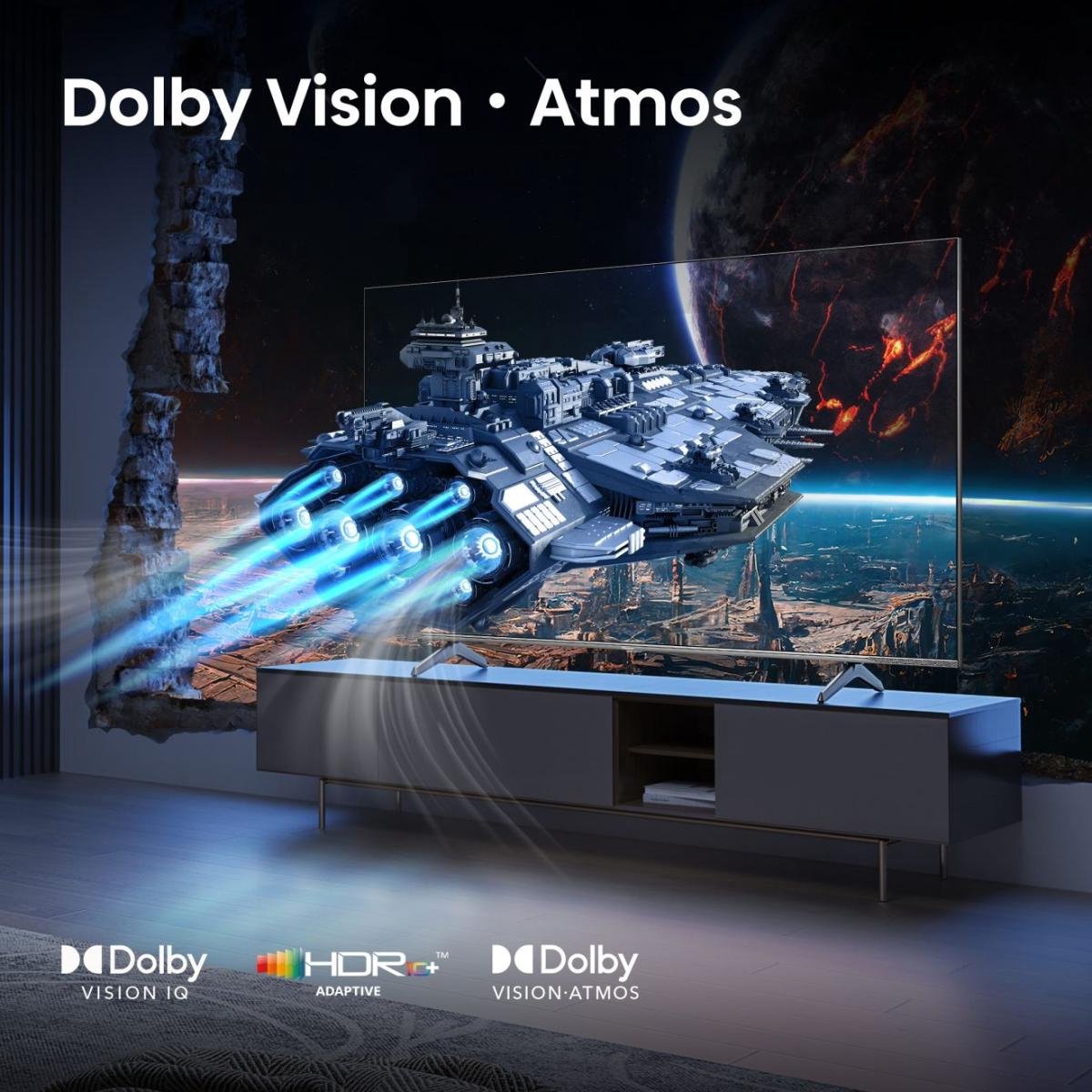 Hisense 43E7Q PRO - 43 inch - 4K QLED - 144hz thumbnail 5