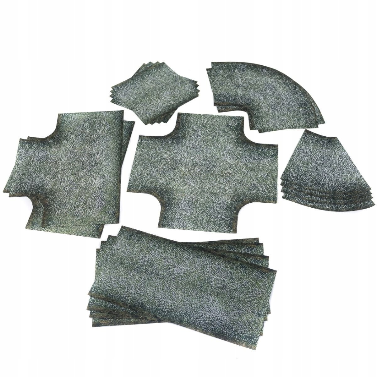 2D Wegdek 28mm Schaal - Antislip Materiaal - Stenen Patroon