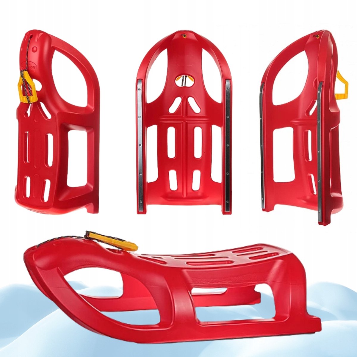 Prosperplast Sea Lion Rode Kunststof Slee voor Kinderen