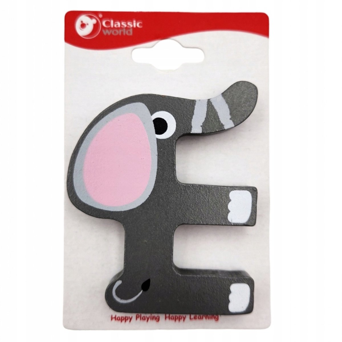 Classic World Houten Alfabet Letter E - Educatief Speelgoed