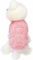Hondenjas -Hondentrui - Hondentrui - Hondenkleding Hart Trui - Hond Warme jas - Warme Hondenjas - Puppy Kersttrui - Perfect voor Kleine Honden - Middelgrote Honden - Kerstversiering - Kerst - M