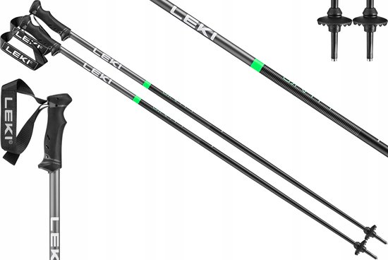 Bâton de ski Leki QNTM 120 cm - Comfort et stabilité