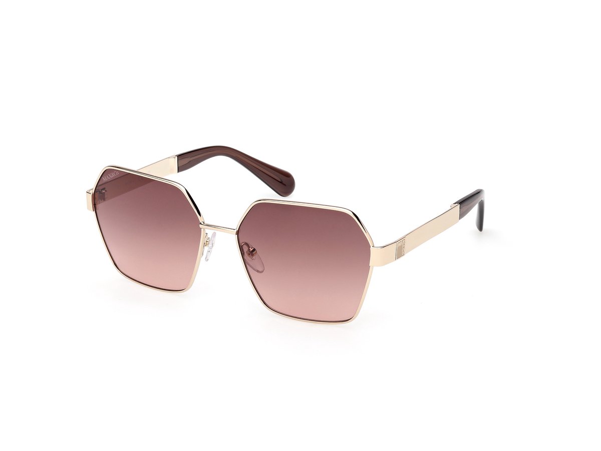 Max &co MO0141 Shiny pale gold 59/16/140 WOMAN Zonnebrillen