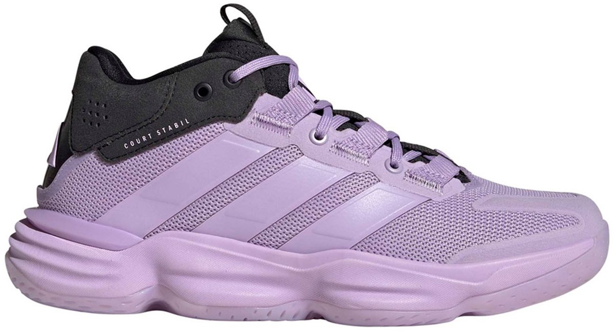 Adidas Court Stabil Indoor Sportschoenen Voor Dames 1/3 Vrouw Zwart