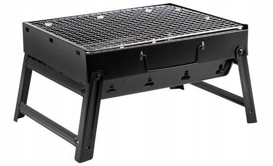 Draagbare Opvouwbare Grill Koffer - Ideaal voor Camping & Tuin — afbeelding 5
