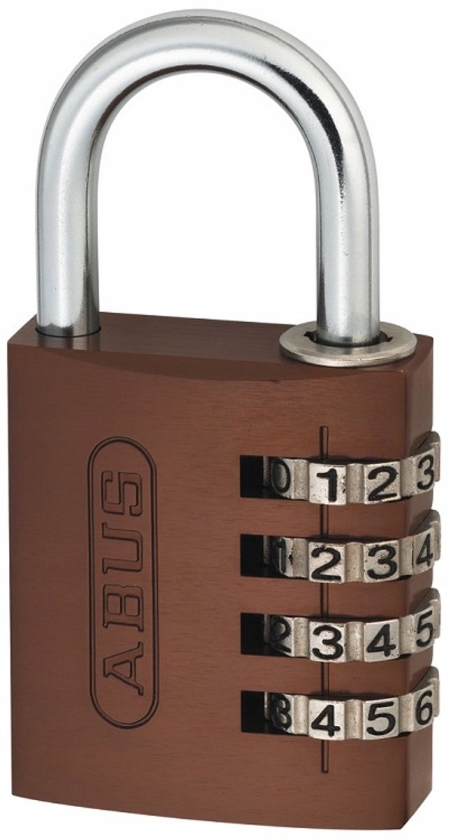 Abus 724/40 cijferslot - verstelbare code - bruin