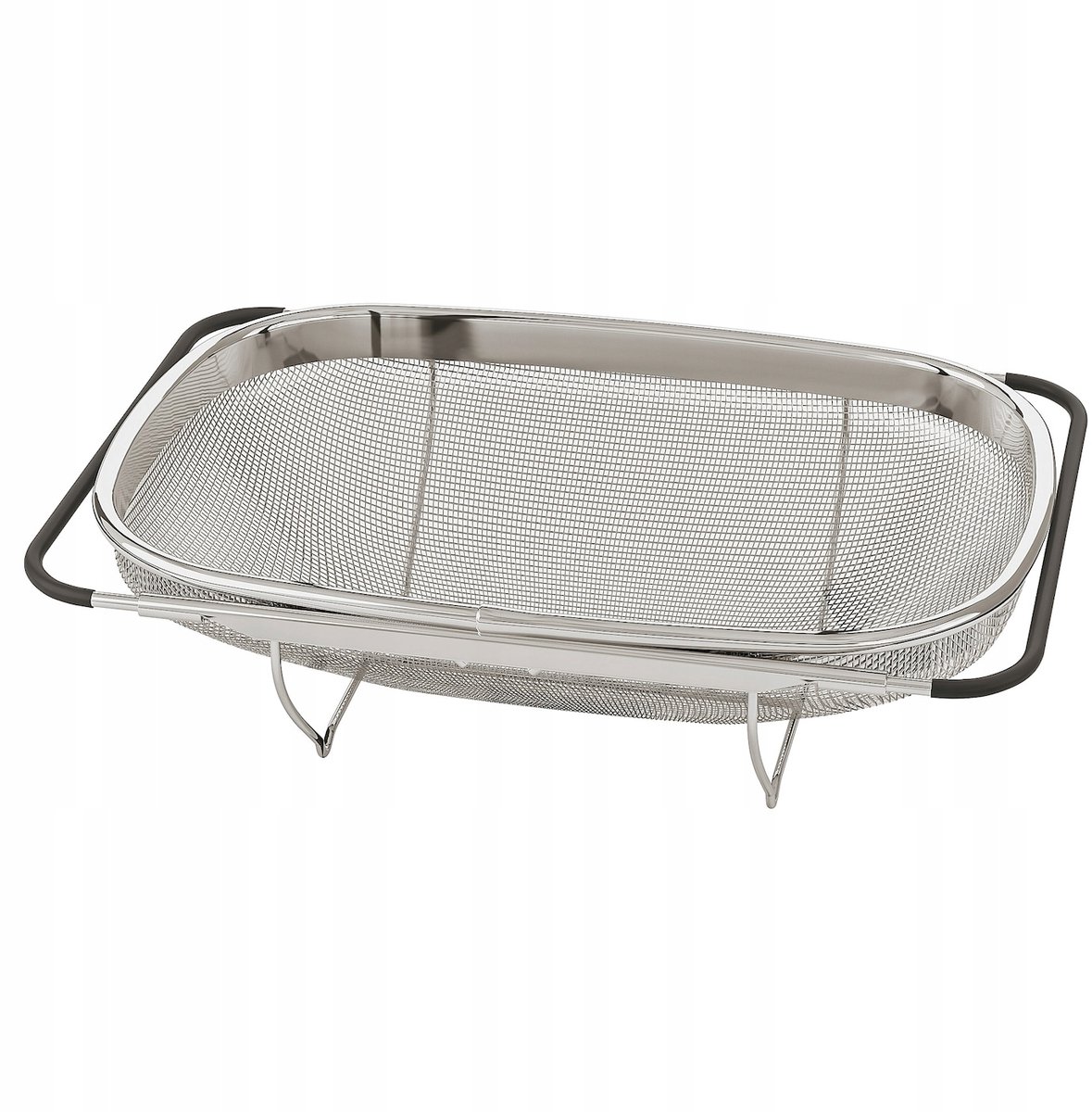 IKEA IDEALISK Vergiet RVS Zwart 34x23 cm - Verstelbaar