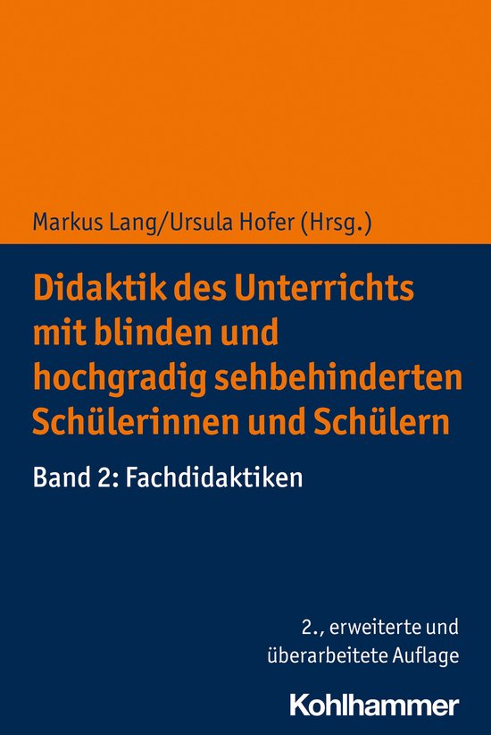 Didaktik des Unterrichts mit blinden und hochgradig sehbehin ... - cover