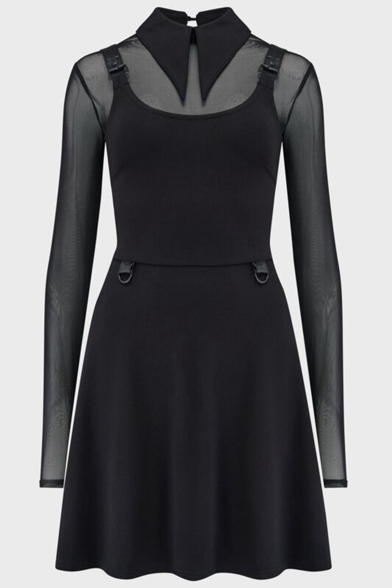 KILLSTAR Ruby Revenge Dames Mini-jurk - zwart - XXL