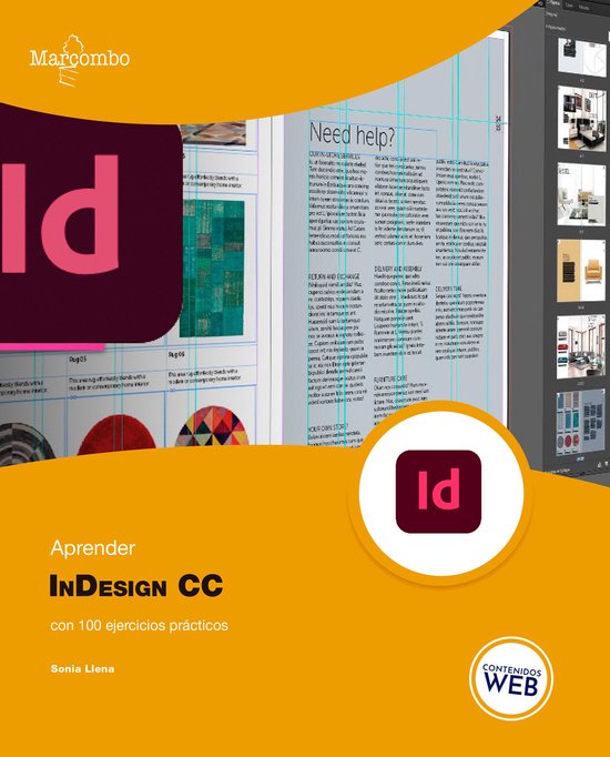 Aprender InDesign CC con 100 ejercicios prácticos - cover