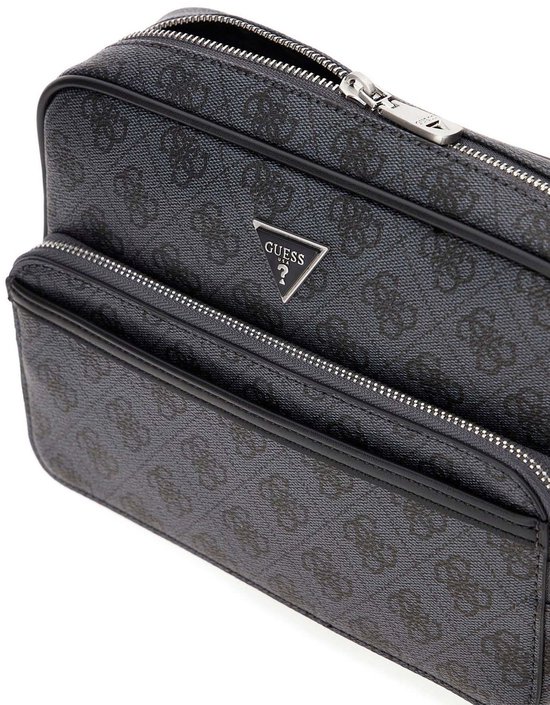 GUESS Crossbody Bag 'MILANO CROSSBODY DOUBLE ZIP' in Black | ABOUT YOU