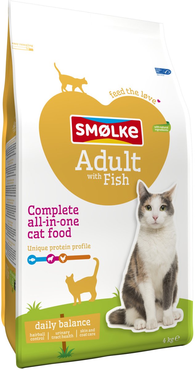 Smolke Adult Fish & Rice 4 kg - Kat