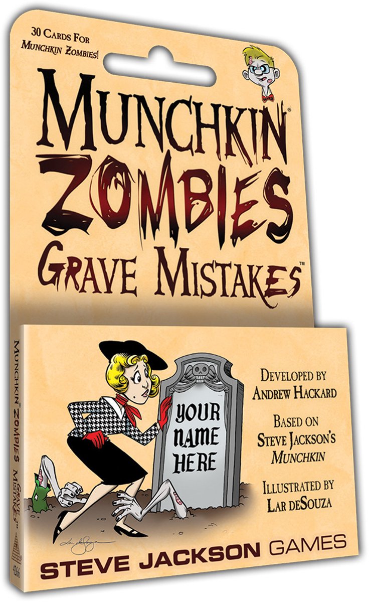Munchkin Zombie Grave Mistakes -Uitbreiding - Engelstalig - Steve Jackson Games