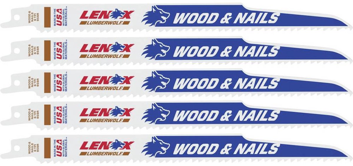 Lenox 20582956R BIM-zaagblad voor hout 229x19x1,3mm Zaagbladlengte 229 mm 5 stuk(s)