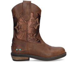 BunniesJR 225829-514 Meisjes Cowboy Boots - Bruin - Leer - Ritssluiting