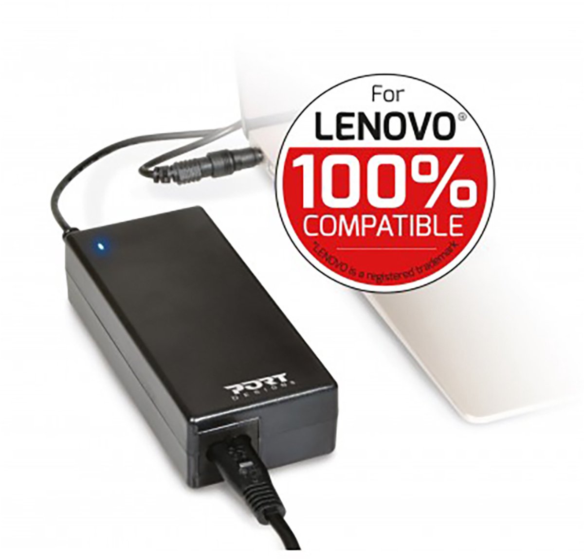Port Connect Power Supply 90W for Lenovo - EU - Black