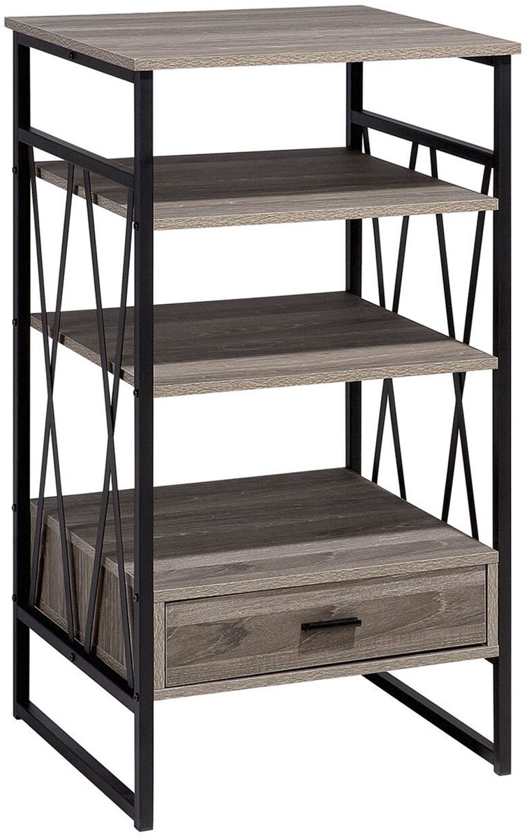 KEENE - Boekenkast - Taupe - Vezelplaat
