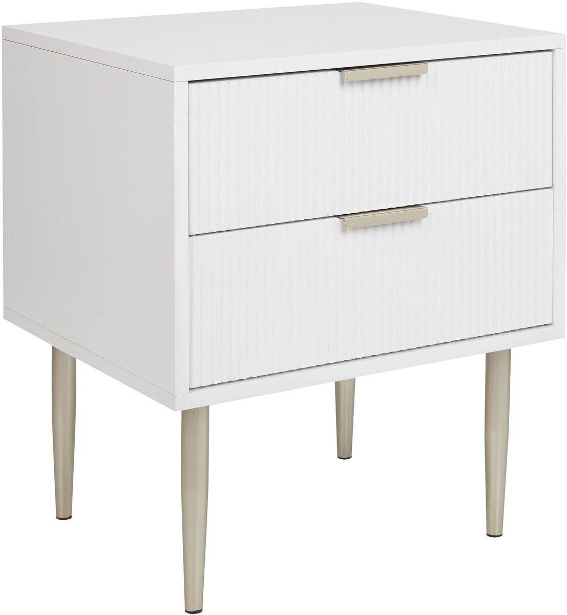 Beliani SOHO - Nachtkastje - Wit - MDF