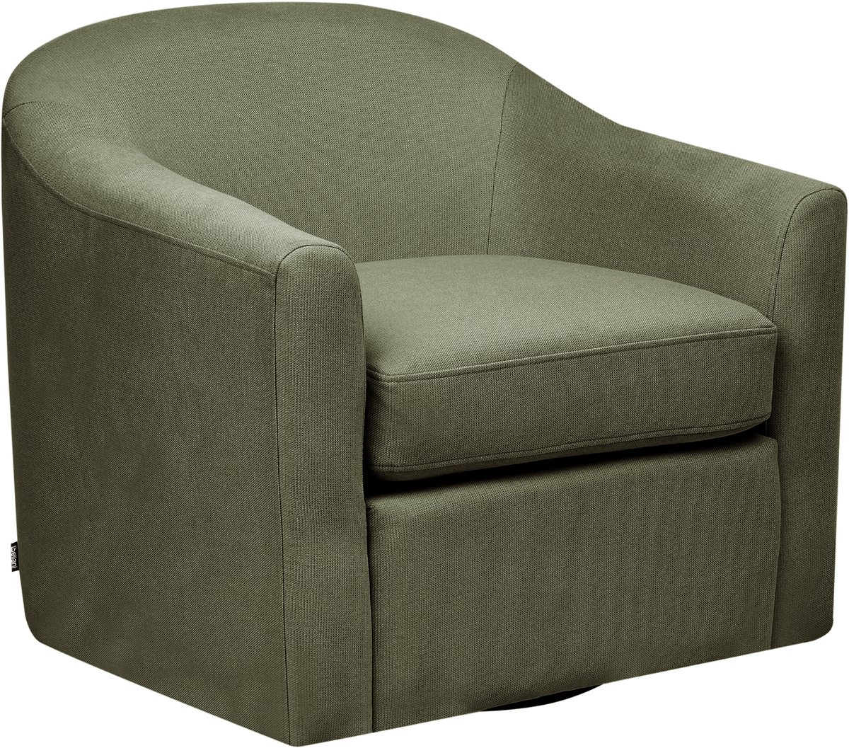 BELIANI MAGNOR Fauteuil Donkergroen Polyester Retrostijl