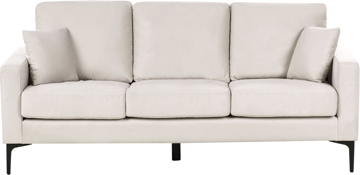 GAVLE - Driezitsbank - Lichtbeige - Polyester