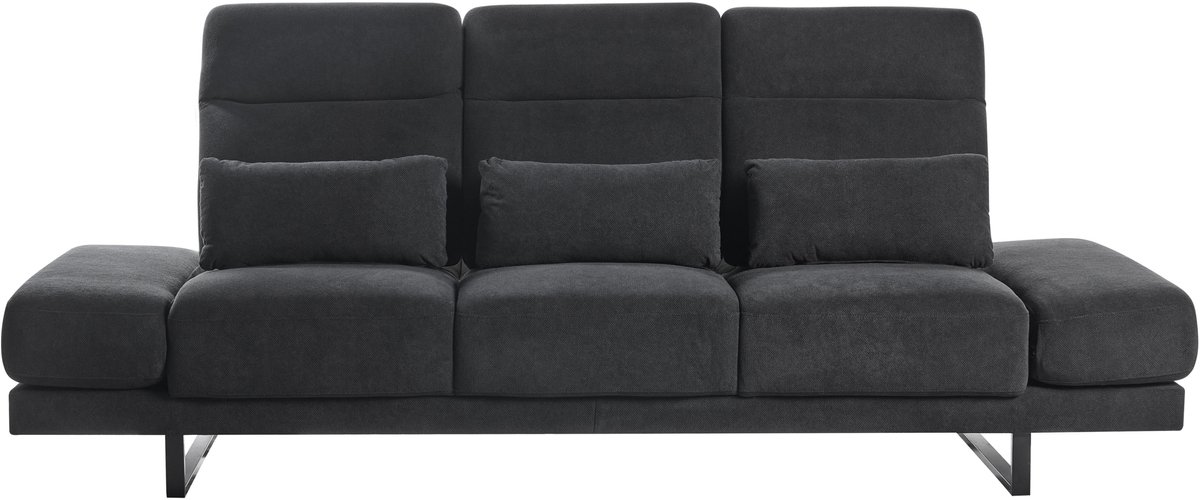 IKAST- Driezitsbank - Zwart - Polyester