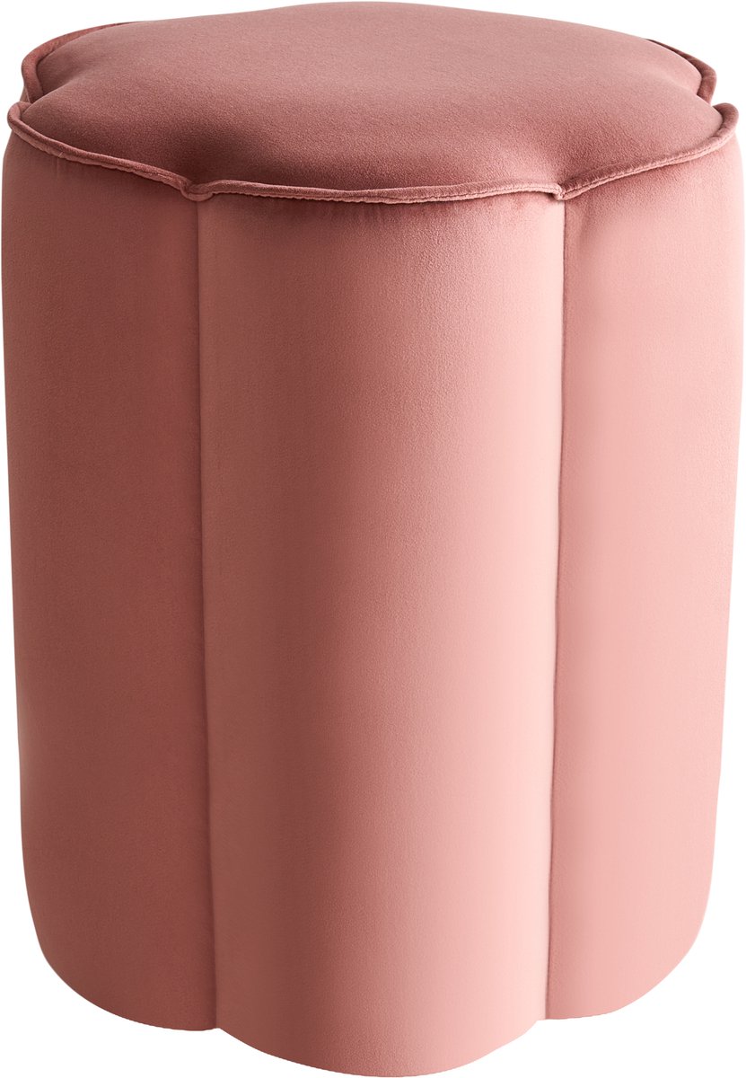 TAPPEN - Poef - Roze - Fluweel