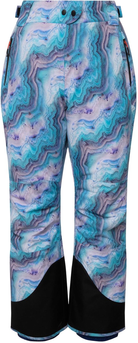 Grote Maten Functionele broek, Dames, turquoise, Maat: 46, Polyester, Ulla Popken