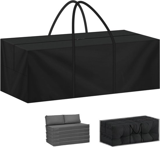 Opbergtas Deluxe XXL (175 x 80 x 60 cm), beschermhoes voor kussens - opbergtas voor tuinkussens