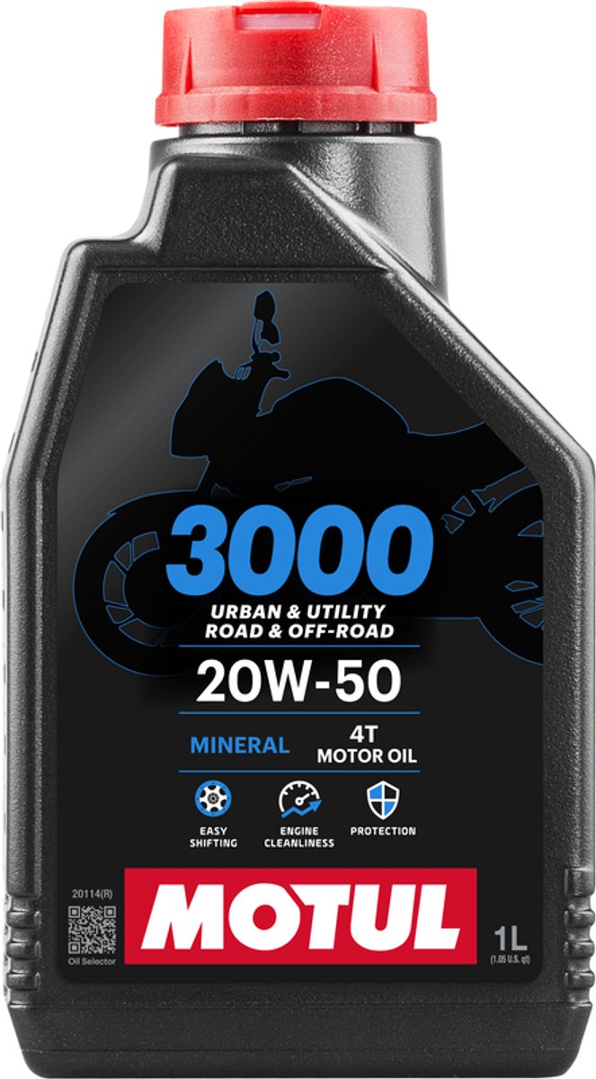 Motul 3000 20w50 4t Motorolie 1l Transparant