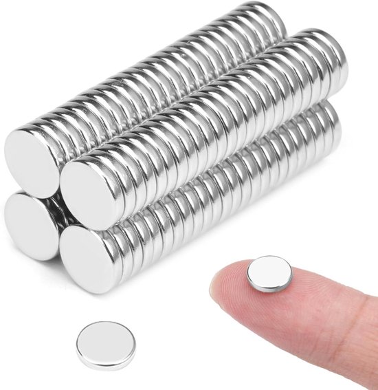 Neodymium Magneten 100 Stuks 5mm x 1mm Sterke