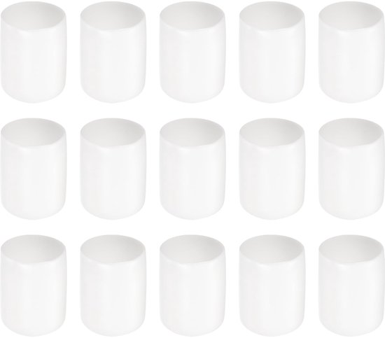 QUARKZMAN 2 stuks rubberen eindkappen, 65 mm, ronde beschermkappen, paaldoppen, afdekkappen, hekpalen, eindpunt, kappen voor buis, tuinstoelen, tafelpoten, meubelpoten, glijders, zwart