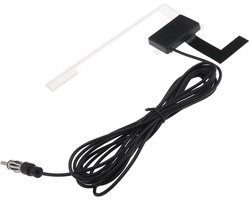 Car DAB Digital Radio Aerial Car Radio Amplified Digital Glass Mount Antenna DIN Adapter with 3m Extension Cable Compatible with Sony Car Audio
