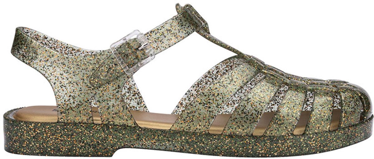 Melissa Possession Shiny Gelei Sandalen Groen Vrouw
