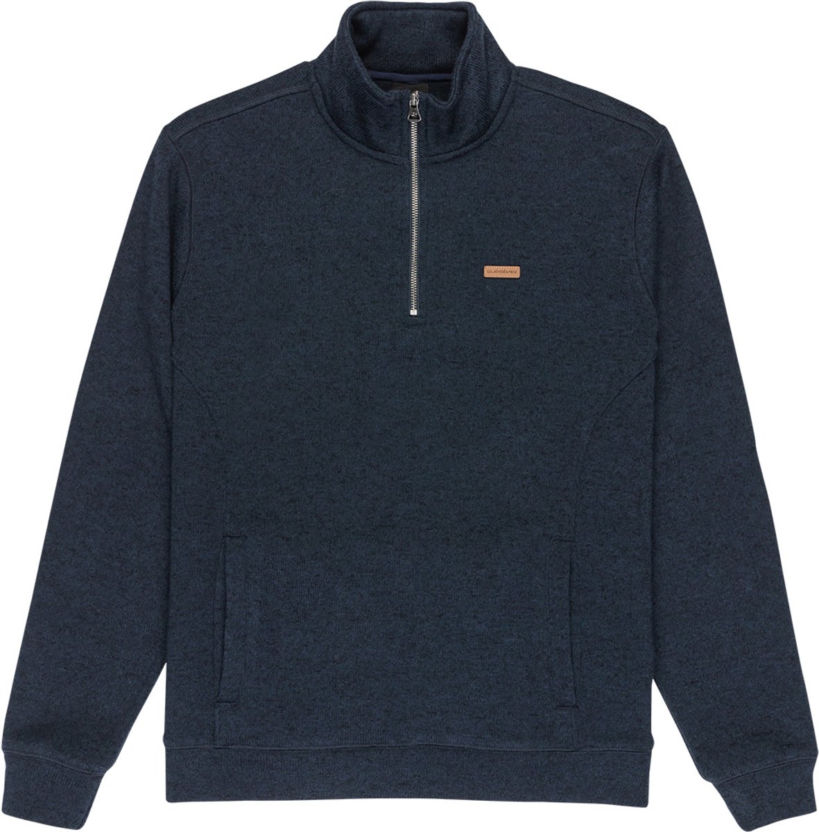 Quiksilver Keller Sweatshirt Met Halve Rits S Man Marineblauw