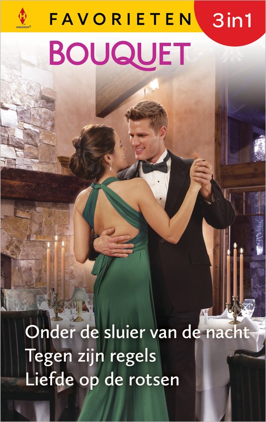 Bouquet Favorieten 792 - Onder de sluier van de nacht / Tegen zijn regels / Liefde op de rotsen