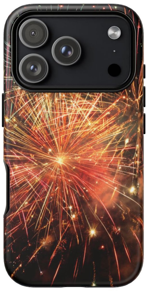 Kleurrijke Vuurwerkshow – Telefoonhoesje Geschikt voor iPhone 17 Pro