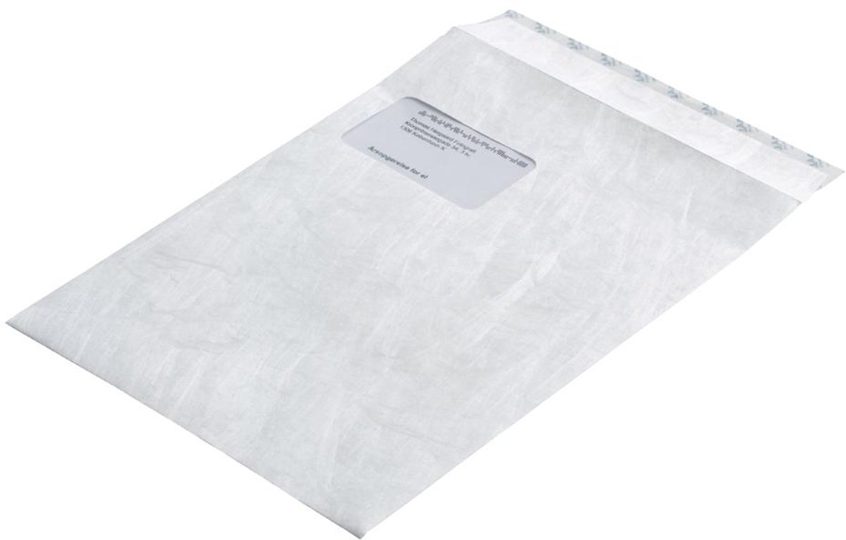 tyvek verzend-enveloppen c4 met venster 55gr wit