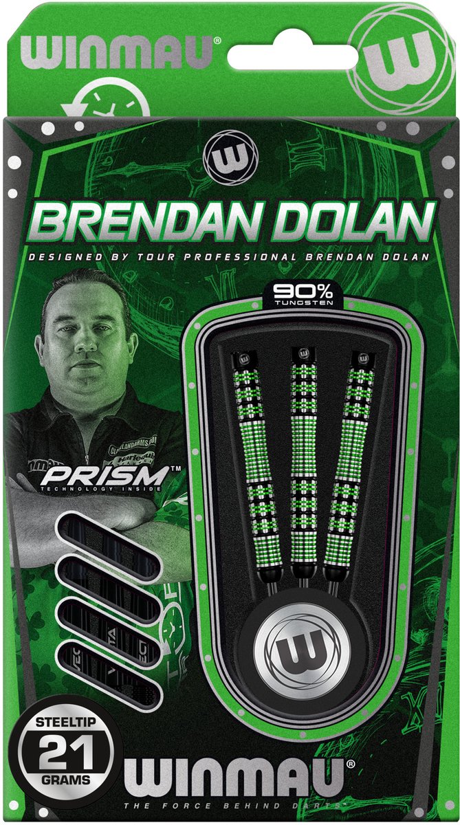 WINMAU - Brendan Dolan: Steeltip Tungsten Dartpijlen Professioneel - 23g van Winmau — afbeelding 4