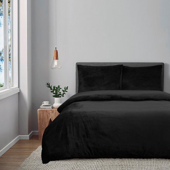 Sleeptime pompom fleece dekbedovertrek lits-jumeaux (240x220 cm) | wehkamp