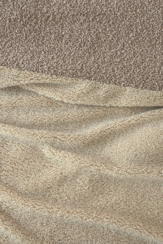 Rivièra Maison Huggle dekbedovertrek - Lits-Jumeaux - 240 x 200/220 cm - Zand van Merkloos — afbeelding 4