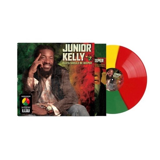 Junior Kelly - Rasta Should Be Deeper (LP) (Coloured Vinyl)